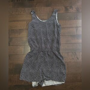 Vera Moda Black & White Polka Dot Romper - Size Small